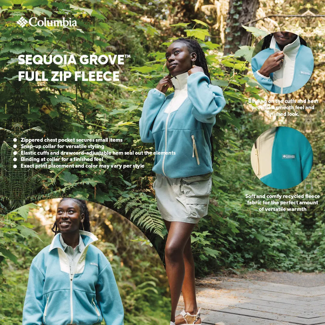 Resist Columbia Women Green Sequoia Grove Full Zip Fleece