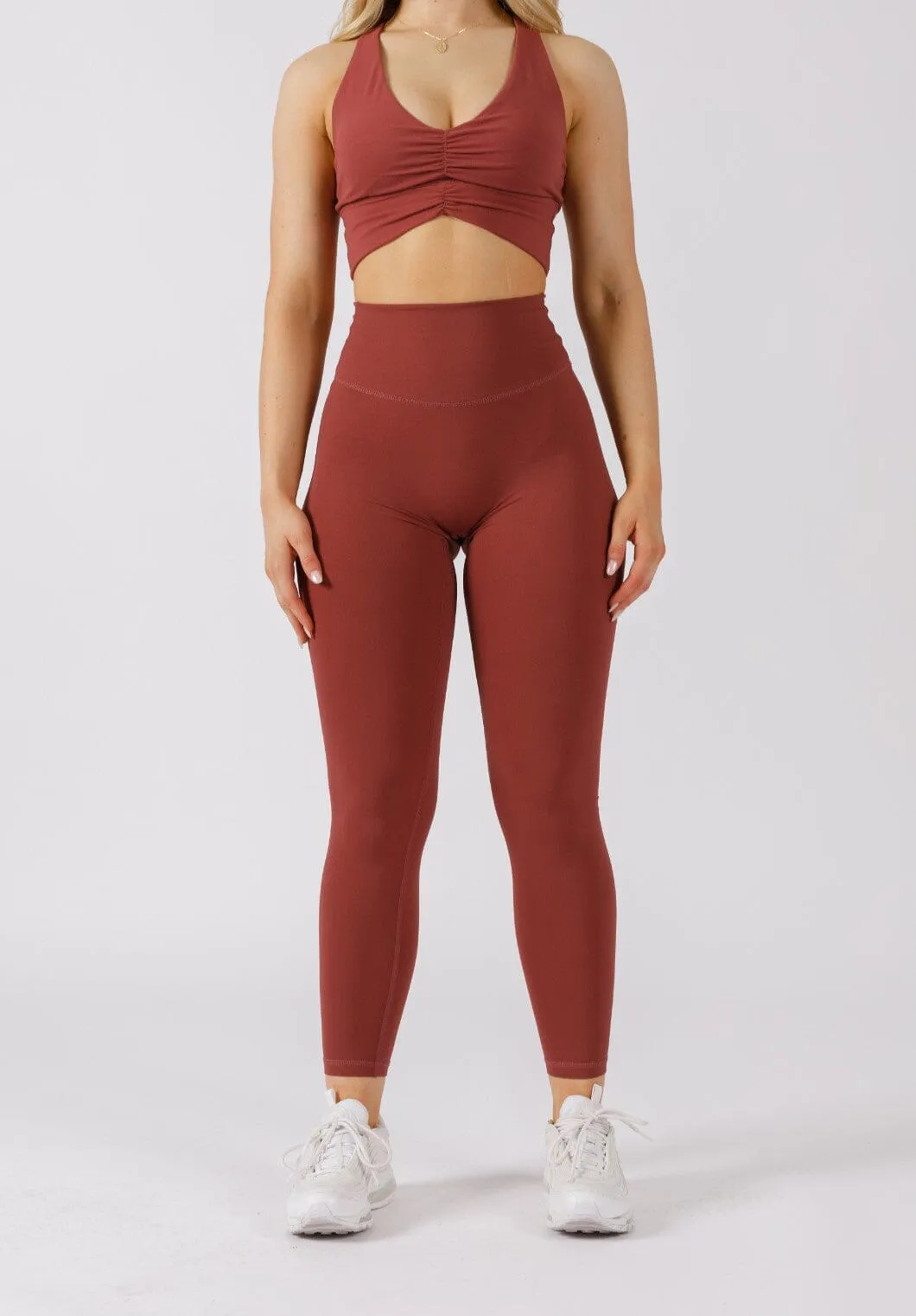 Beginner Level Holiday Outfit RecStretch Original Sculptseam? Plus Legging Strawberry Quartz