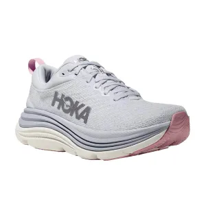 HOKA Women's Gaviota 5 Wide Grey Motion Control Arch afternoon running shoes