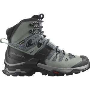 Ice Grip Feather Light Long Distance Salomon Quest 4 GORE-TEX Womens Walking Boots - Grey