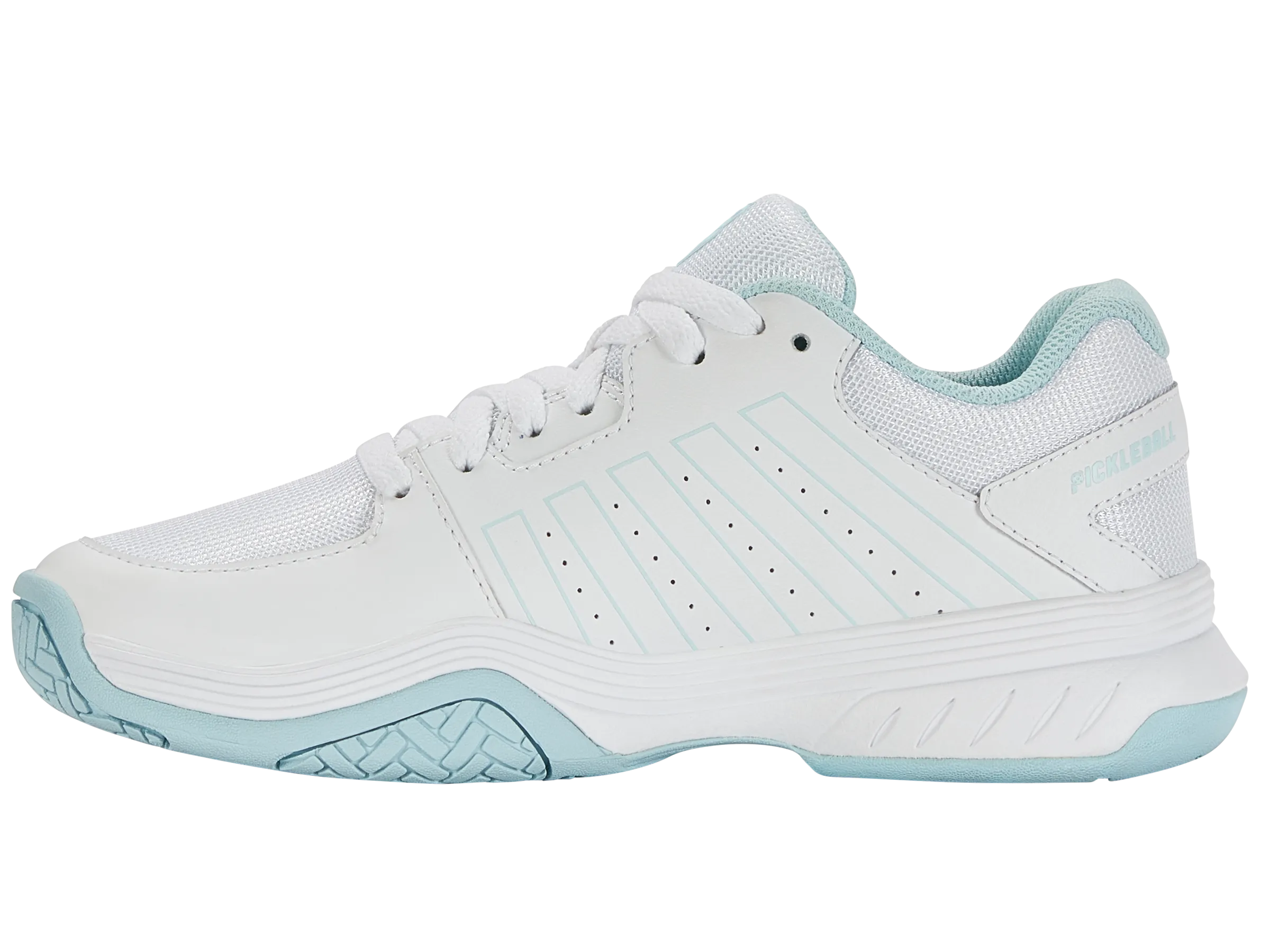 98552-175-M | COURT EXPRESS PICKLEBALL | WHITE/BLUE GLOW Mesh Upper