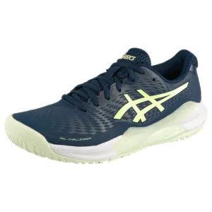Asics Women's Gel-Challenger 14 - Blue Expanse/Illuminate Yellow Friction Free Tongue Elastic Band