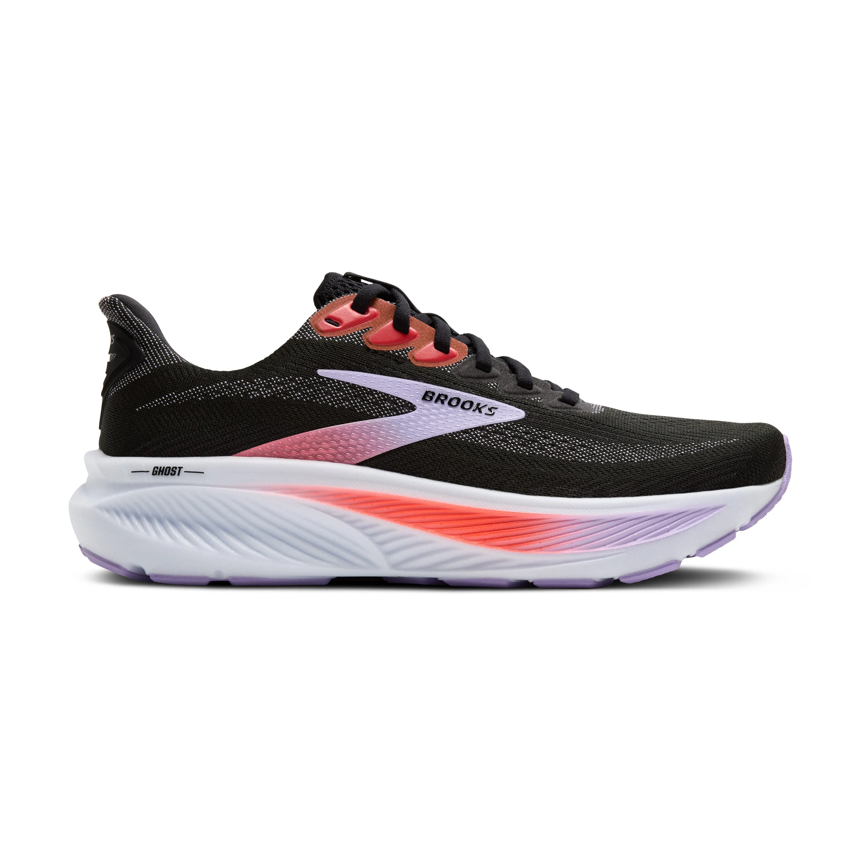 platform shoes Anti Slip Traction Pattern BROOKS GHOST 17 WOMEN'S