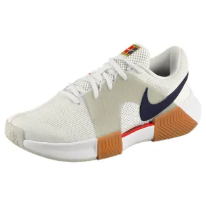 Stable Heel Counter Multi Directional Grip Nike Women's Air Zoom GP Challenge 1 - Summit White/Binary Blue