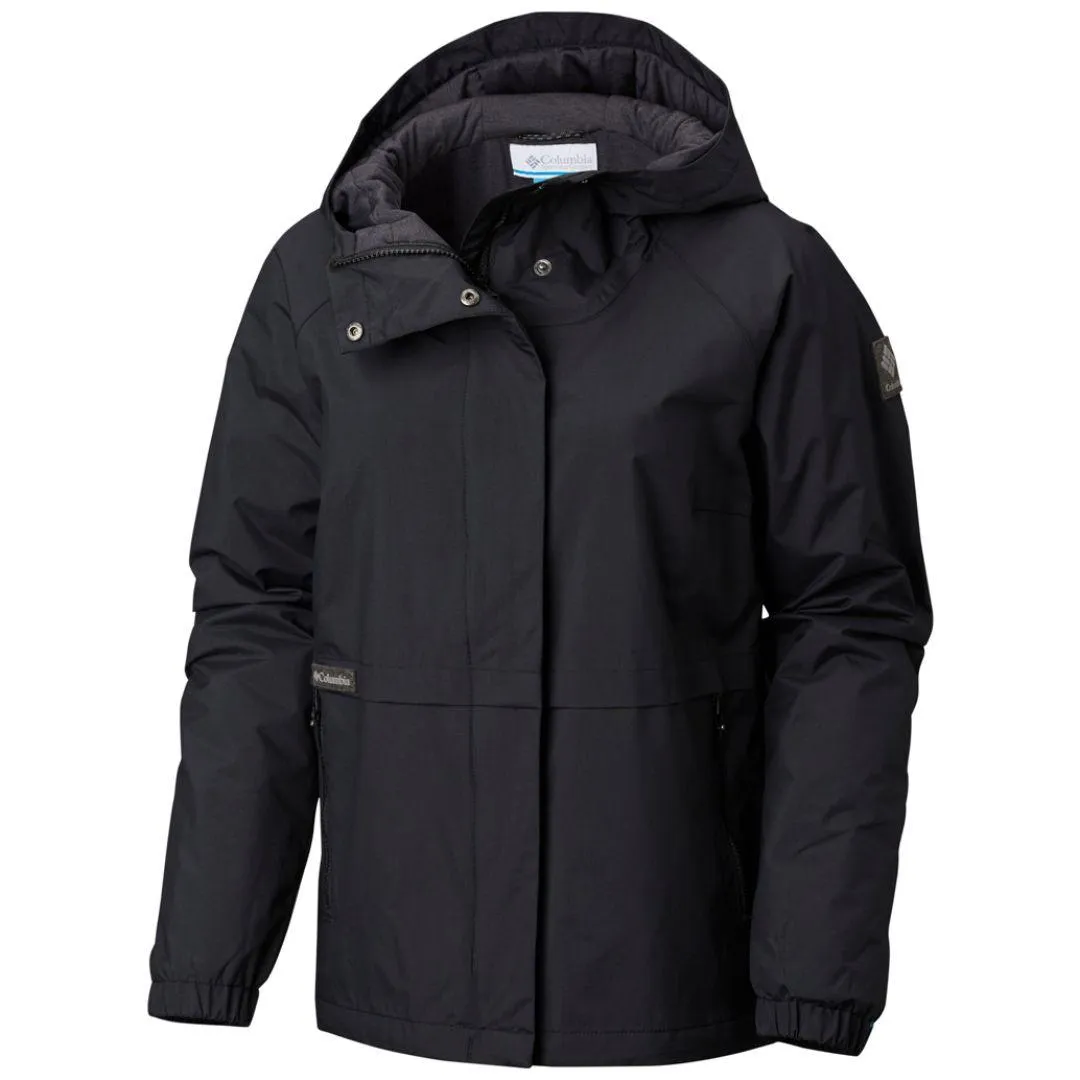 Columbia Women Black Helvetia Heights Jacket Durable Outerwear