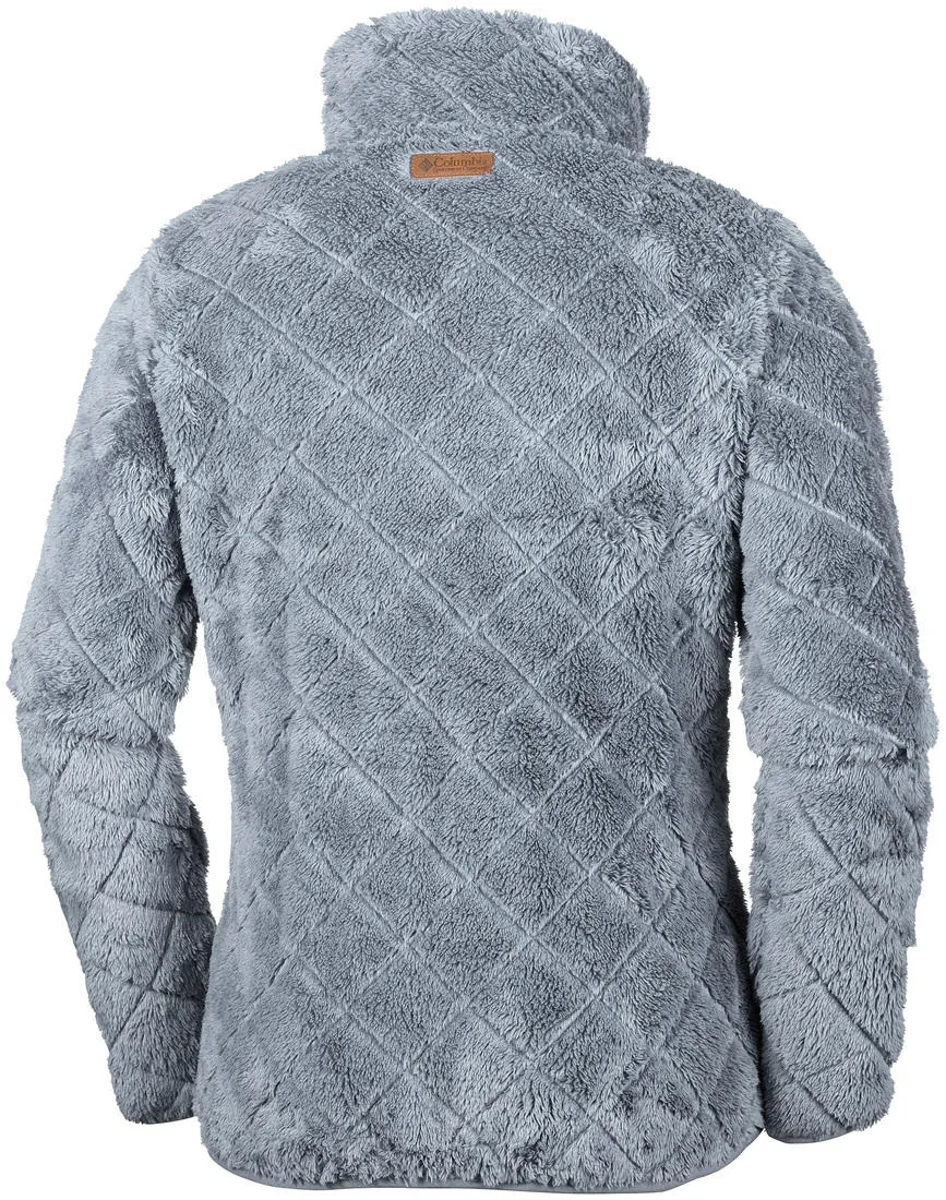 Seam Sealed Construction Train Columbia Women Blue Fire Side Sherpa Full Zip