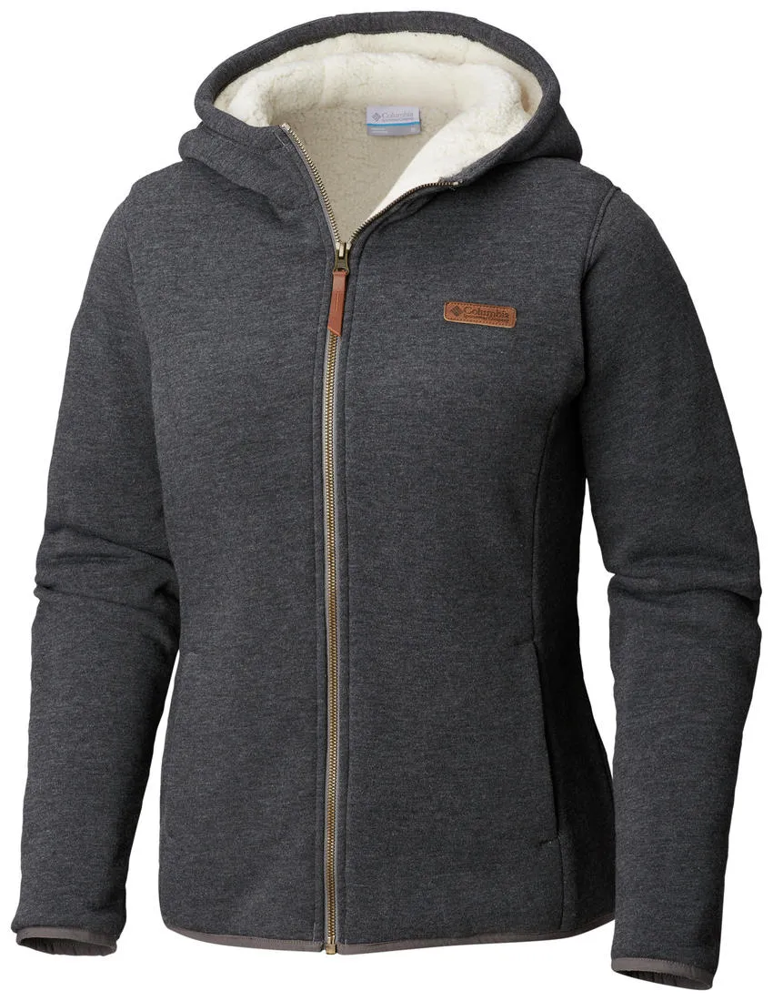 Columbia Women Grey Winter Wander Lined FZ High Collar Fit Outdoor Layer