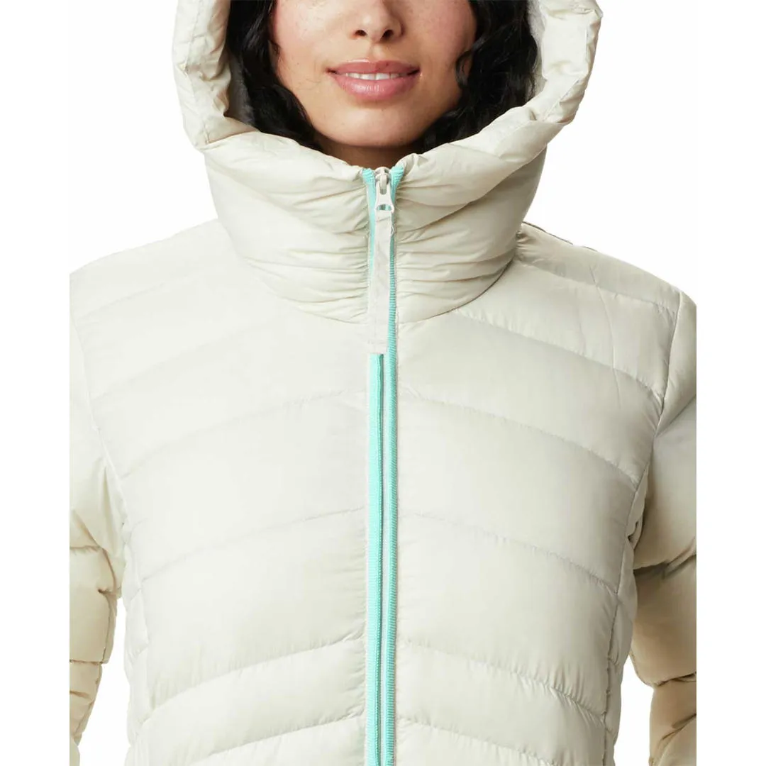 Columbia Women White Autumn Park Down Hooded Jacket Skill Thermal regulation