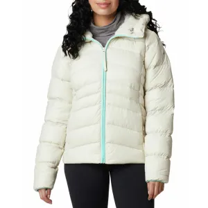 Columbia Women White Autumn Park Down Hooded Jacket Stole Innovate