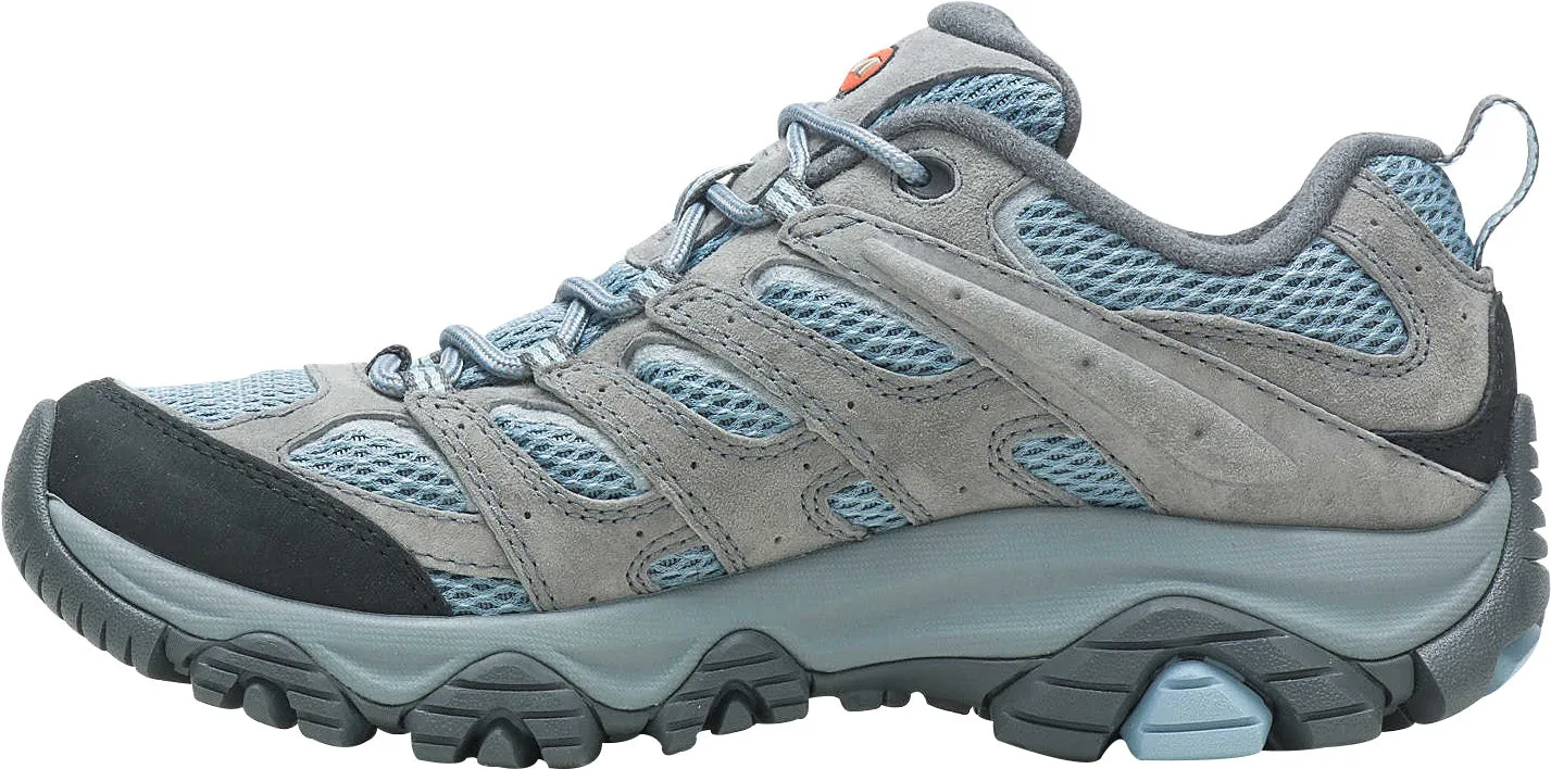 Merrell Moab 3 Womens Walking Shoes - Grey High Rebound Midsole Durable Build Airport Travel