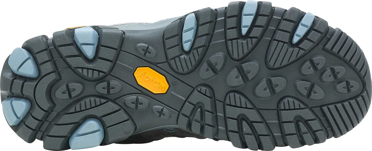 Merrell Moab 3 Womens Walking Shoes - Grey Anatomical Contour Design Comfortable Insole