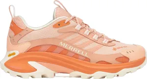 Comfort Eco Friendly Minimalist Fans Merrell Moab Speed 2 GORE-TEX Womens Walking Shoes - Orange