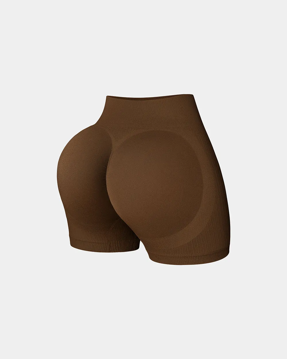 Non Restrictive Waistband One-Piece High Waist Shorts