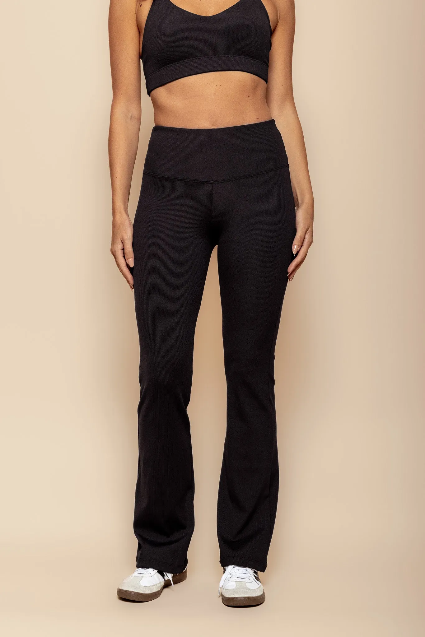 Rib Flare Pant Smooth Fit Cozy Base