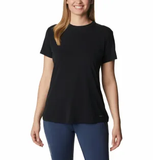 Active Outfit Style Columbia Women Black W Endless Trail Running Tech Tee
