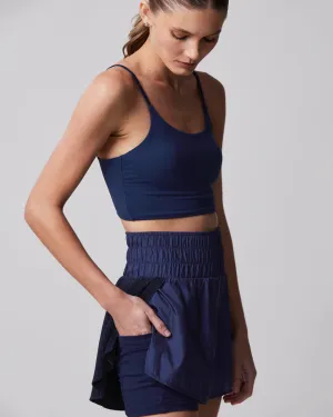 Relaxed Waistband Hiking shorts Shorts plissado costa (SH26)