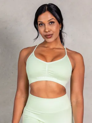 NRG Seamless Sports Bra - Matcha Nylon workout gear performance enhancement