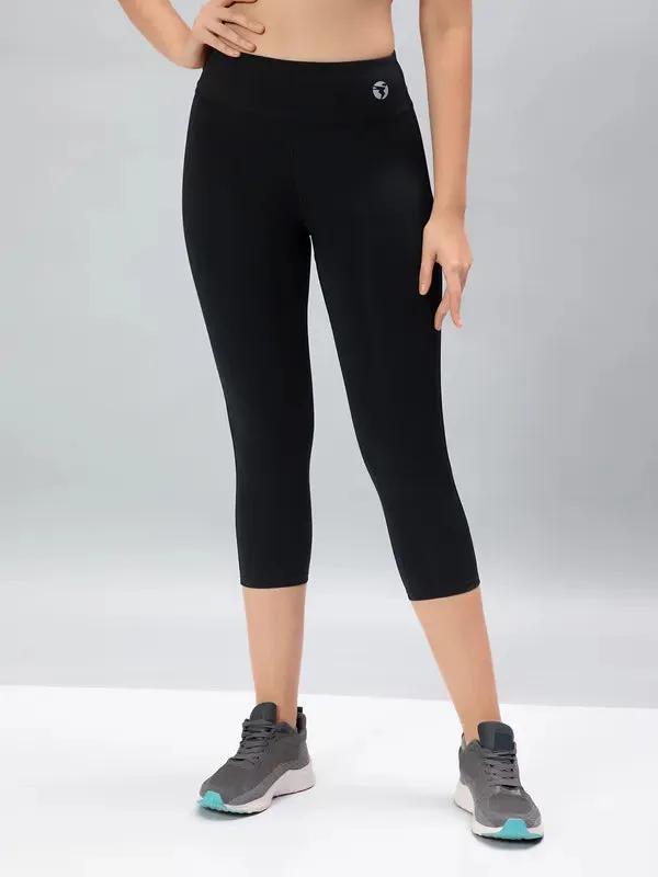 Non Irritating Seams Women Solid Slim Fit Tights with ELASTO PLUS