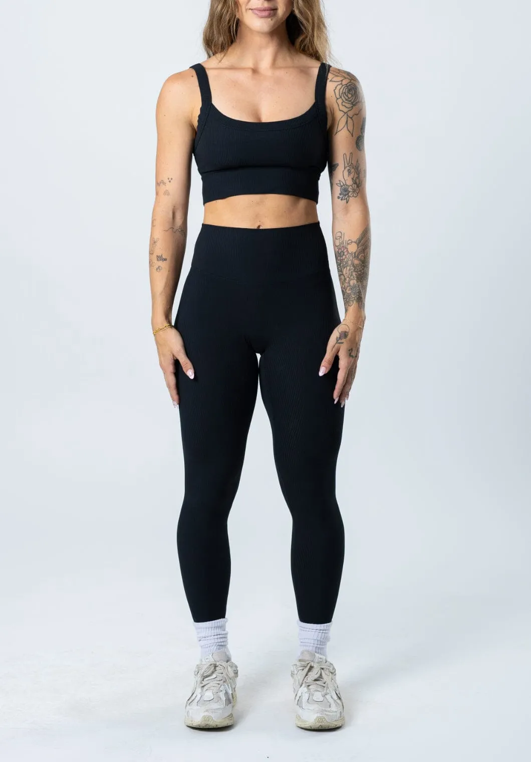 CloudRib? Original Sculptseam? Legging Black Running Outfit Effortless Active Fit