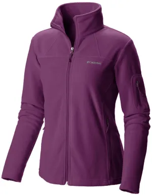 desert Reflective Safety Trim Columbia Women Purple Fast Trek II Full Zip Fleece Jacket