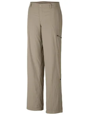 Body Contouring Comfort Fit Columbia Women Beige Aruba Roll Up Pant (Sun Protection)