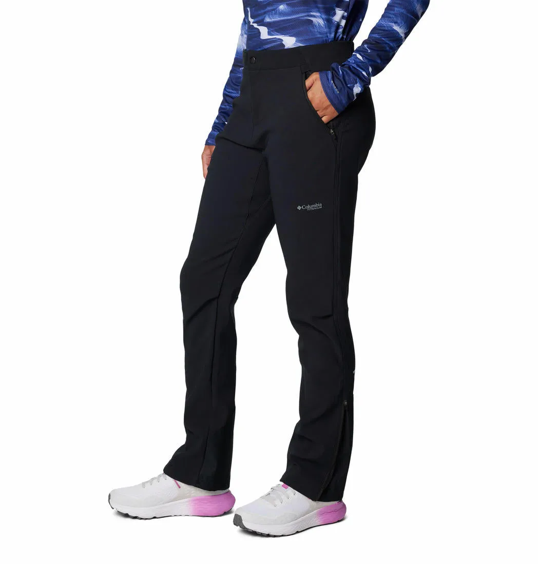 Lightweight Nylon Blend Chill Wear Columbia Women Black Vast Canyon Omni-Heat Infinity Softshell