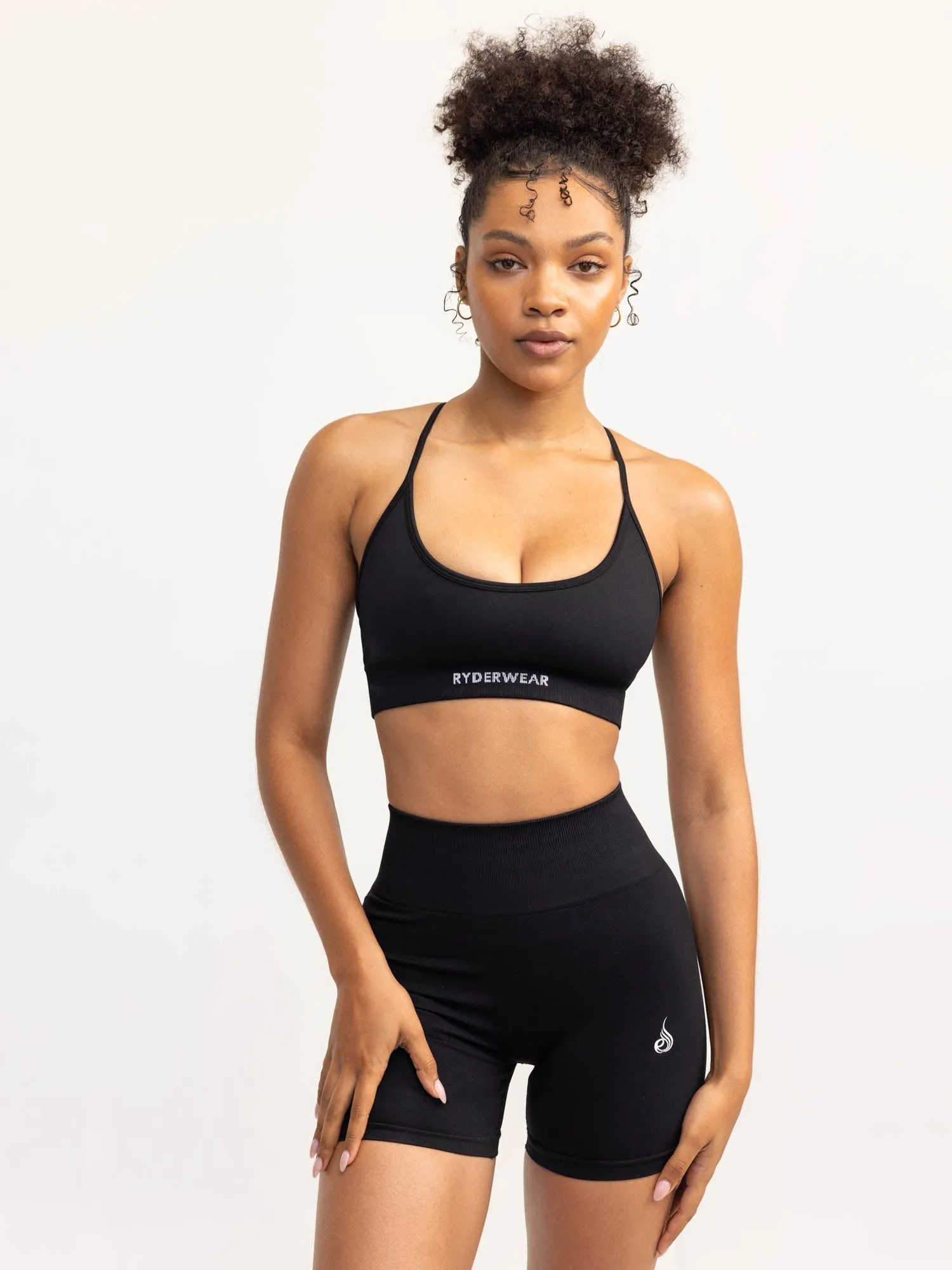 Lift 2.0 Seamless Sports Bra - Black Flexible Wire