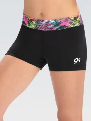 Wind Resistant Material Vibrant Nights Shorts