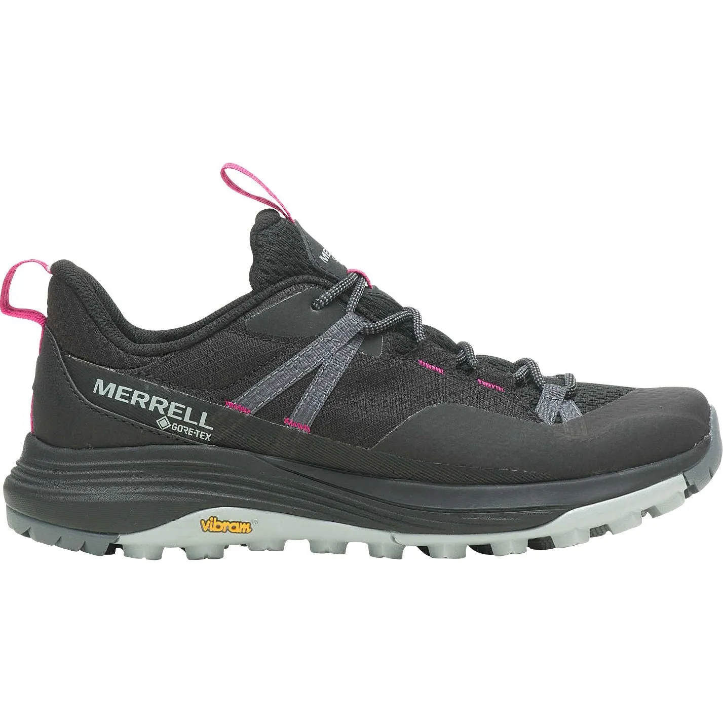 Merrell Siren 4 GORE-TEX Womens Walking Shoes - Black Synthetic Upper