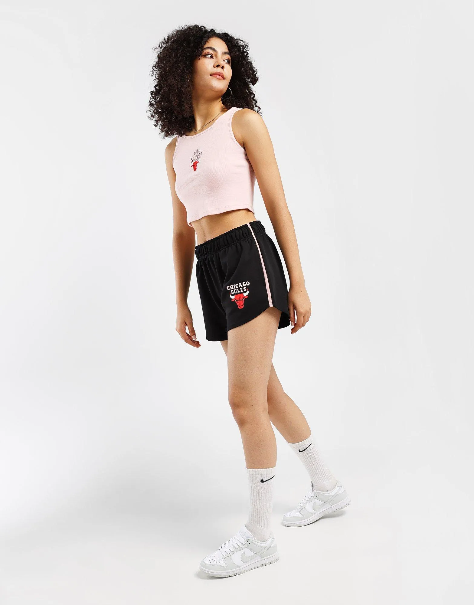 Bulls Cotton Rib Crop Tank Versatile Outfit
