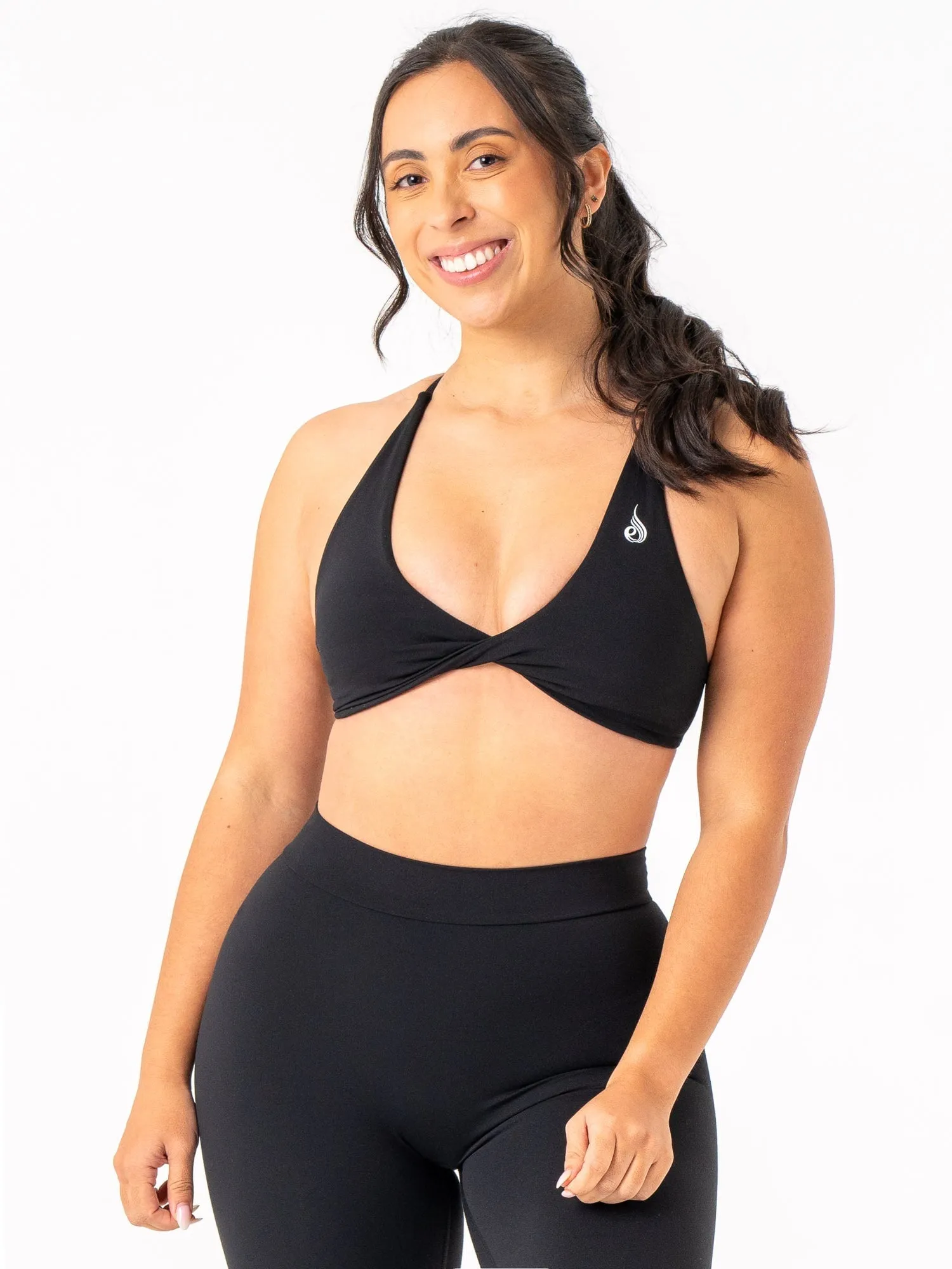 NKD Twist Sports Bra - Black All-Day Design