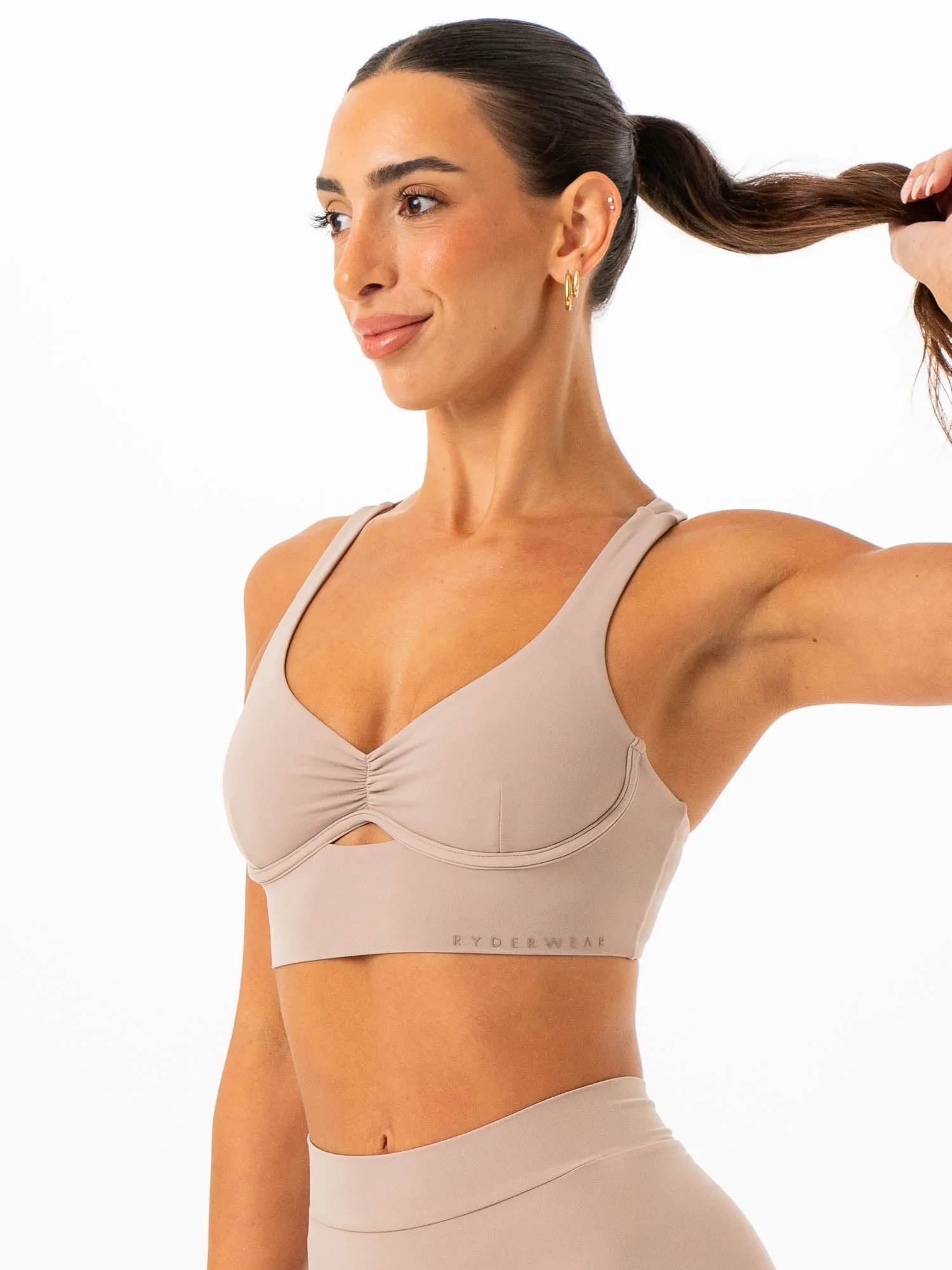 Smooth Comfort Affordable NKD Underwire Bra - Almond