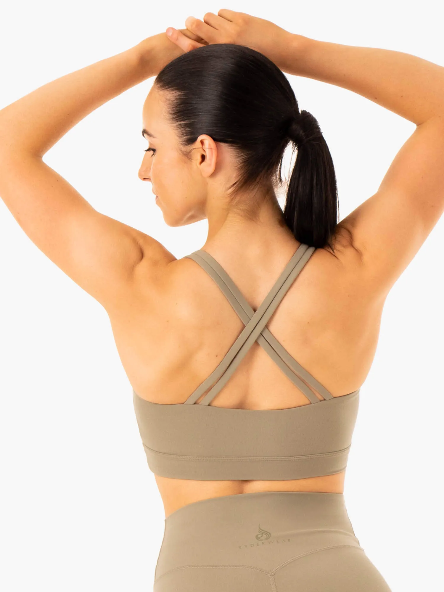Gym members NKD Refine Sports Bra - Khaki