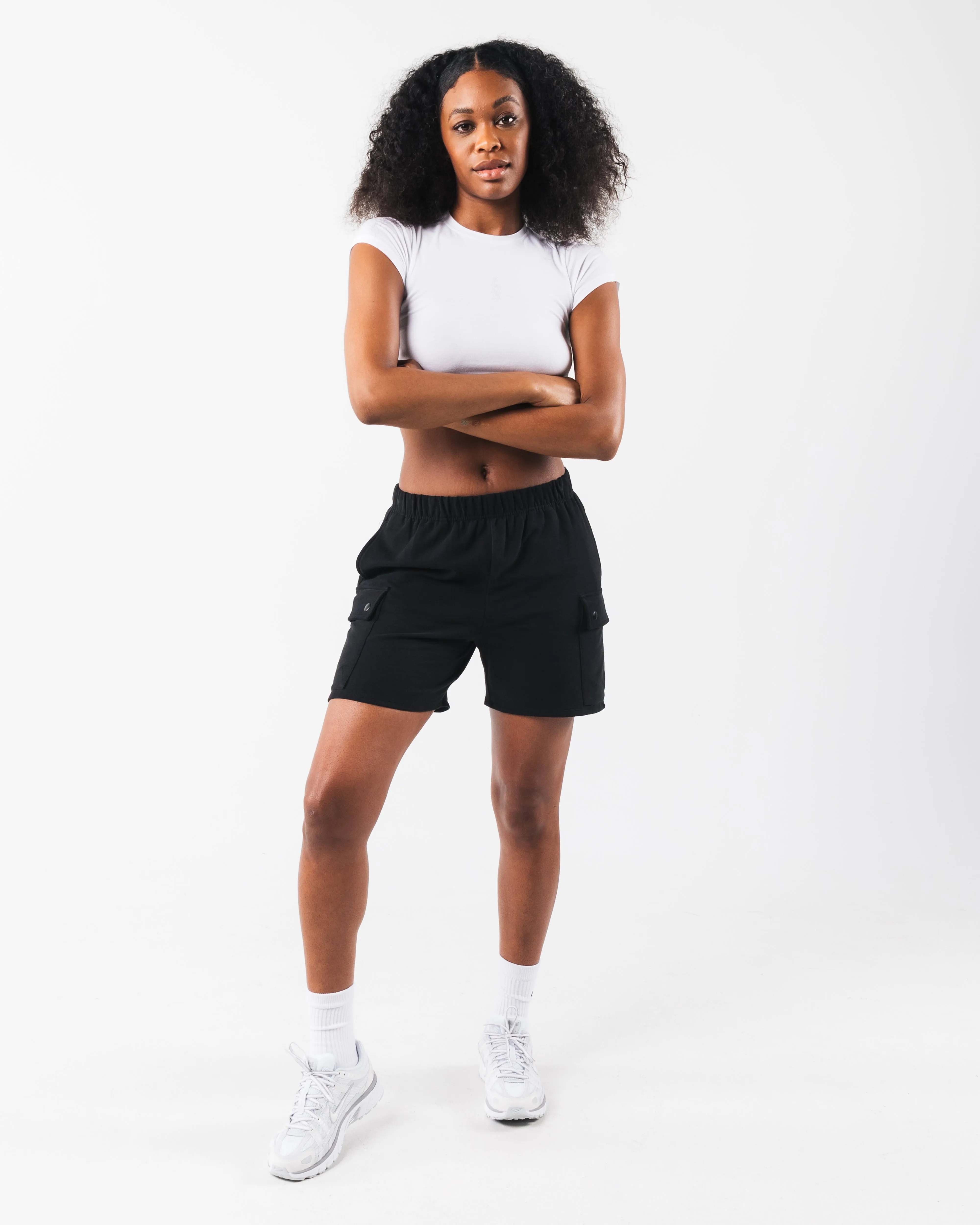 Cargo Short - Black Machine washable