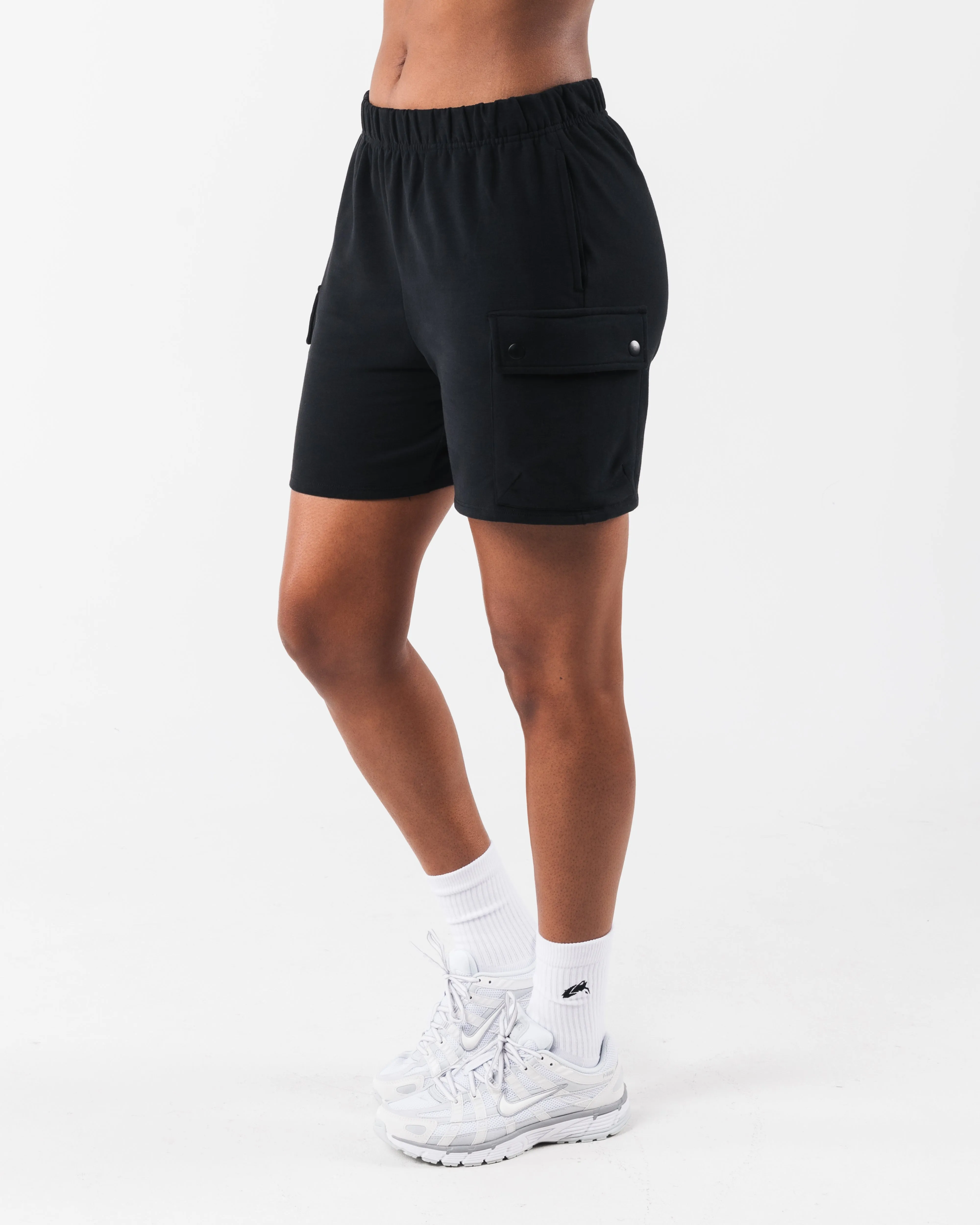 Silicone Gripper Strips Cargo Short - Black
