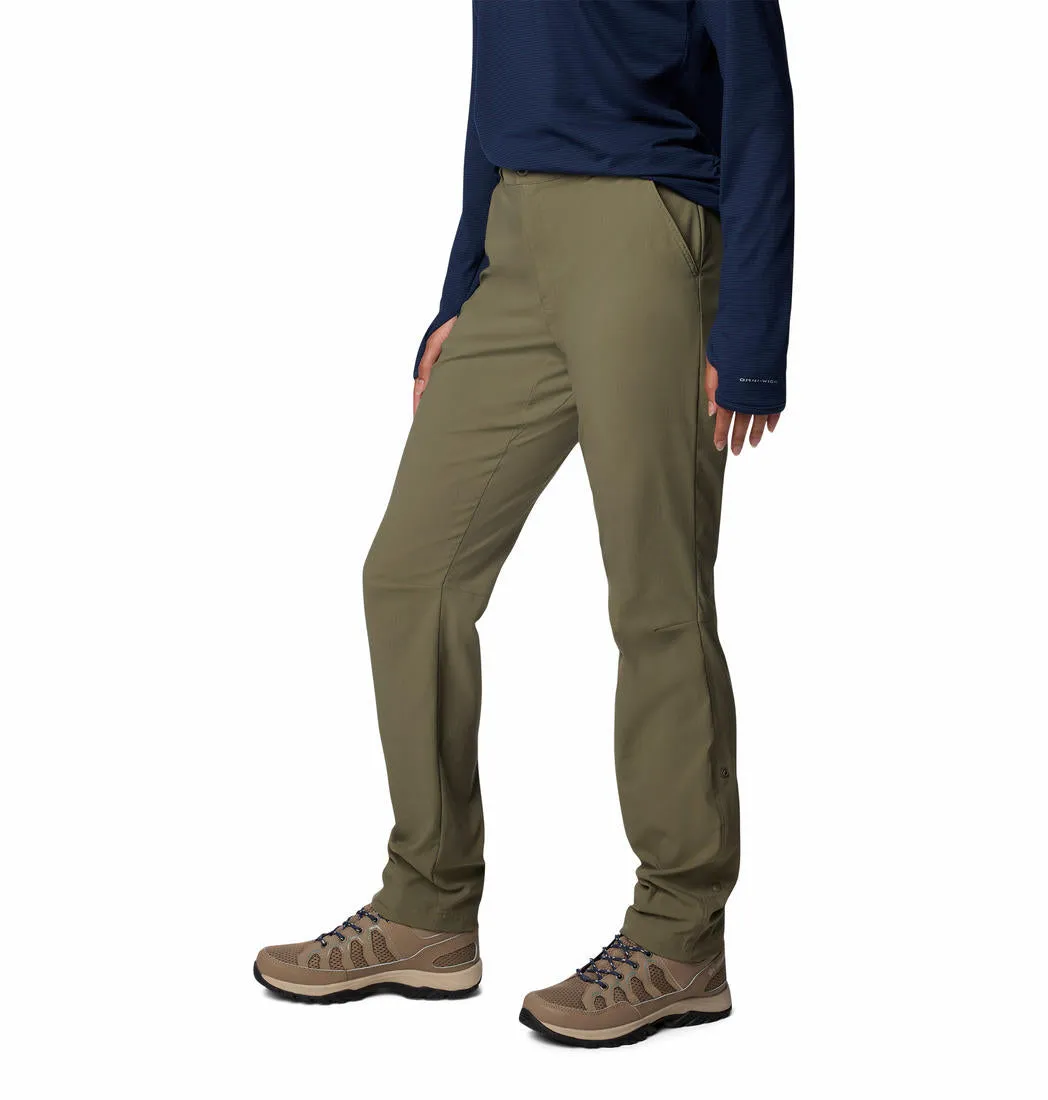 Multi Pocket Configuration Columbia Women Green Leslie Falls Pant II