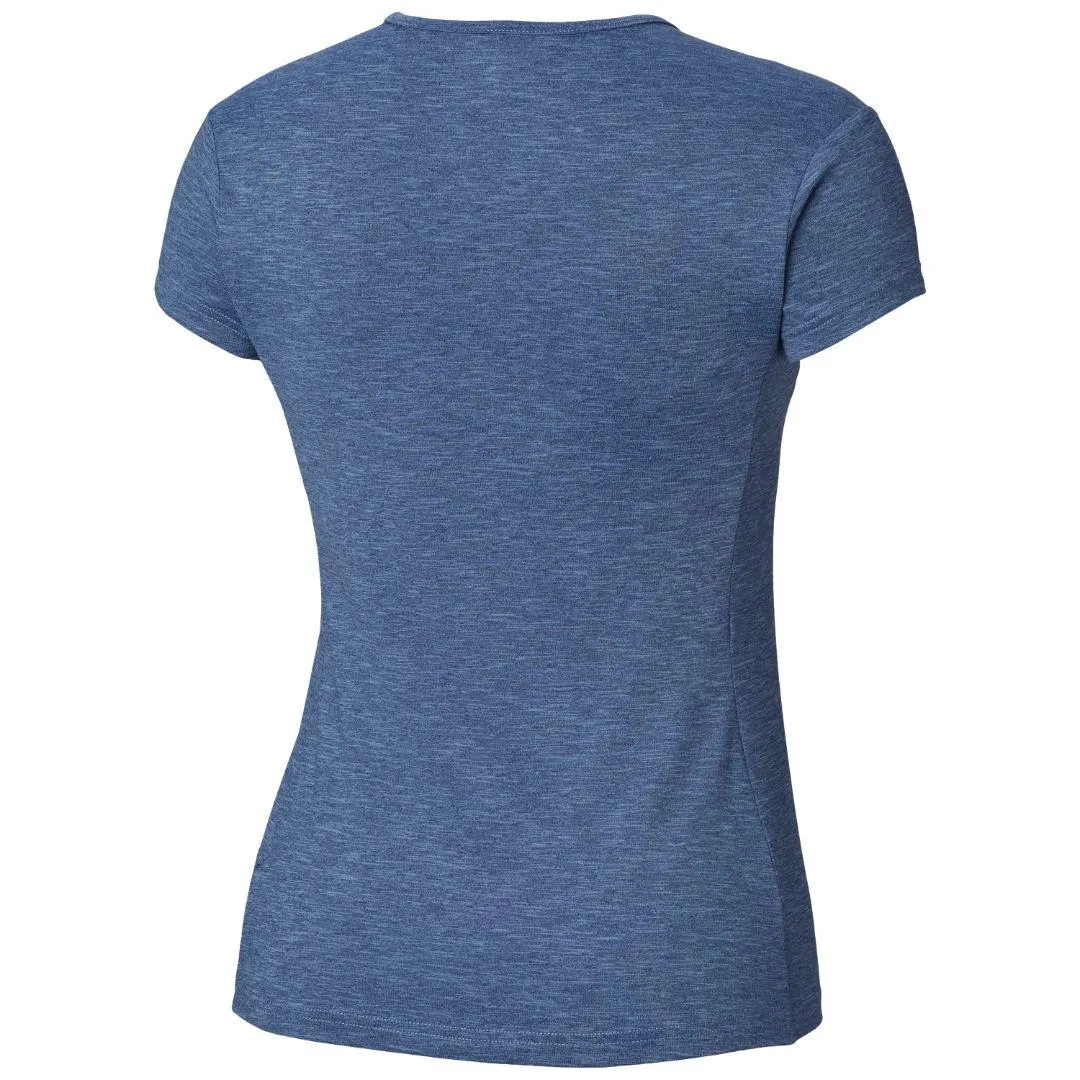 Columbia Women Blue Firwood Camp Tee (Sun Protection) Indoor clothing