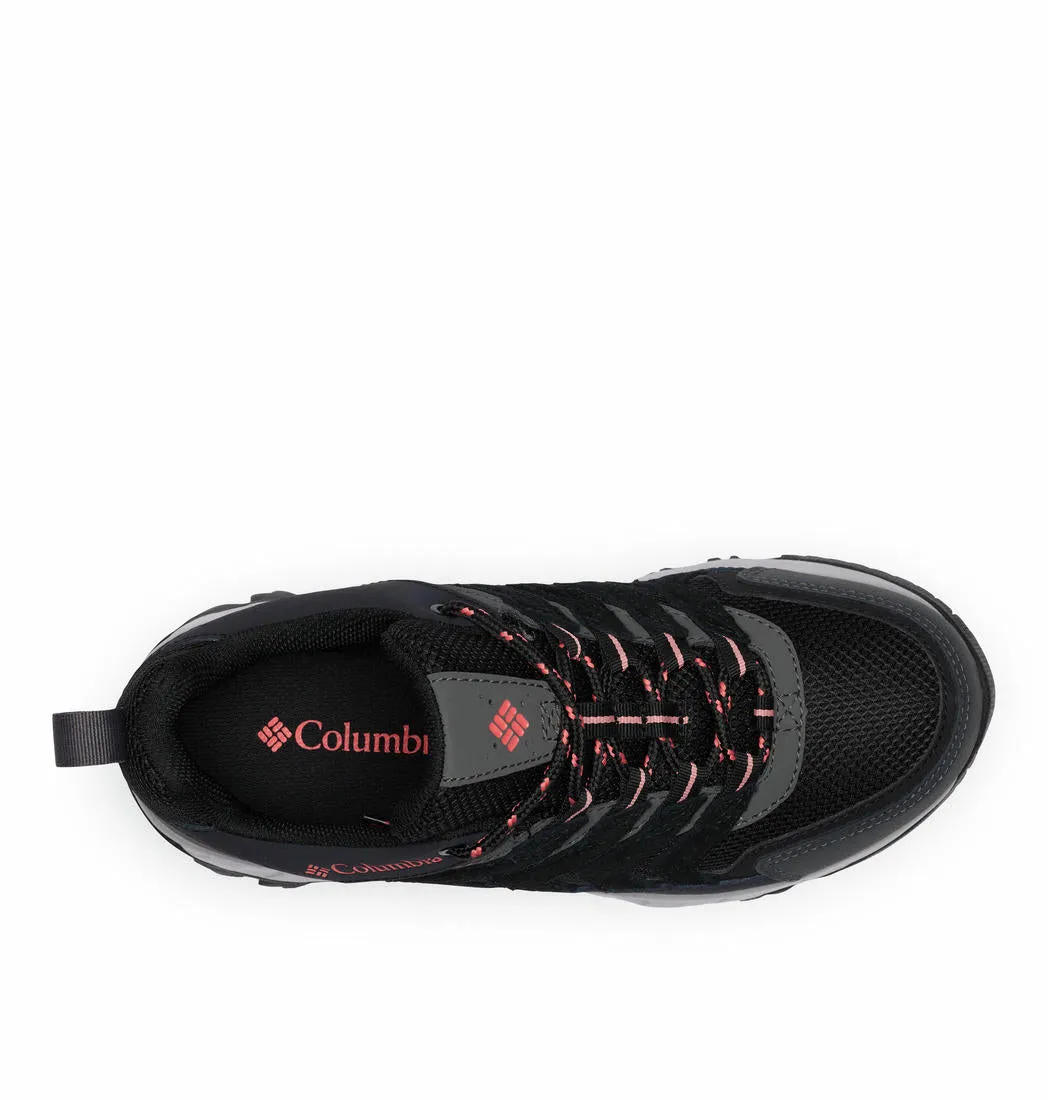 Unbeatable Traction Mountain Walk Columbia Women Black STRATA TRAIL LOW WP