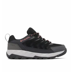 Columbia Women Black STRATA TRAIL LOW WP Rugged Grip Lace Up
