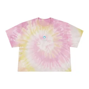 Pocket Design Women's Tie-Dye Crop Tee