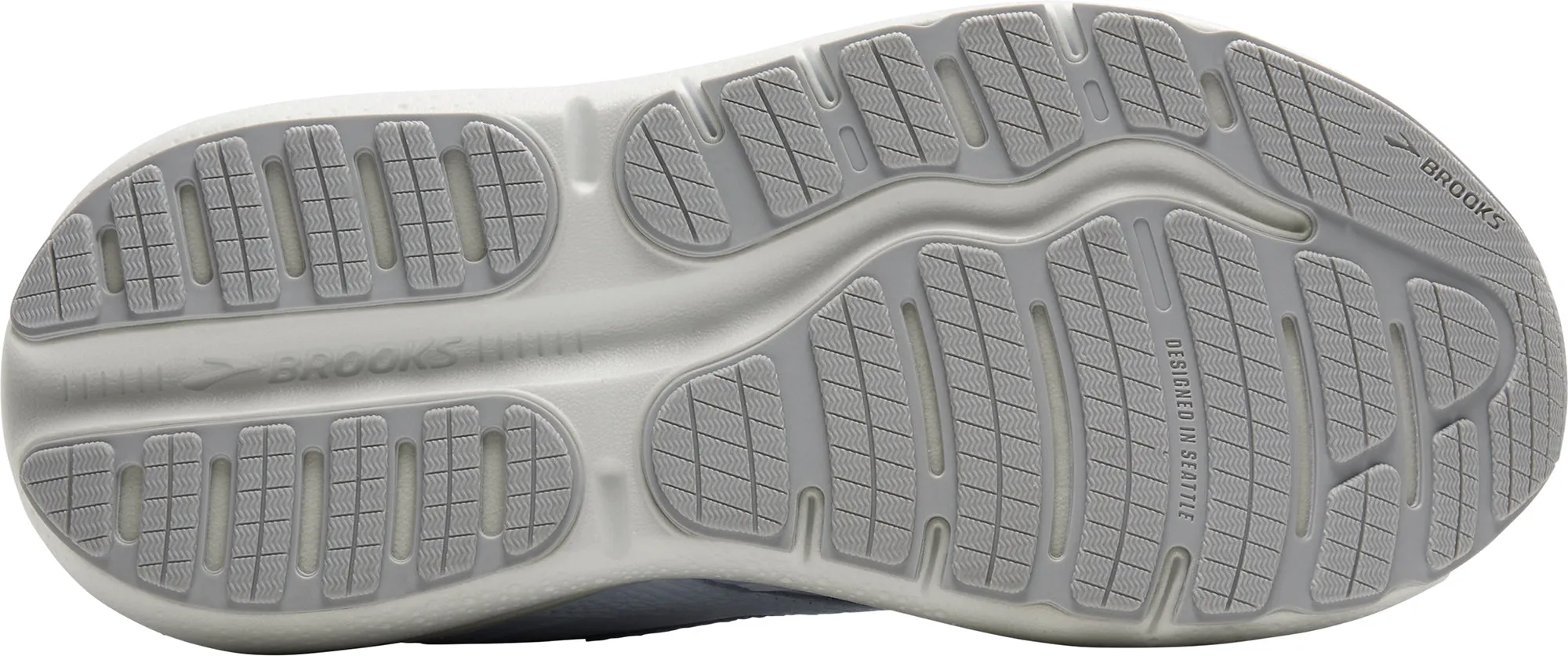 Brooks Ghost Max L Womens Walking Shoes - White Slim Line
