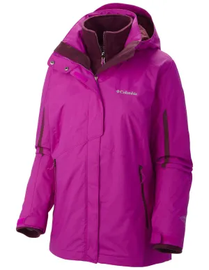 Columbia Women Purple Bugaboo Interchange Jacket Winter Outerwear Account