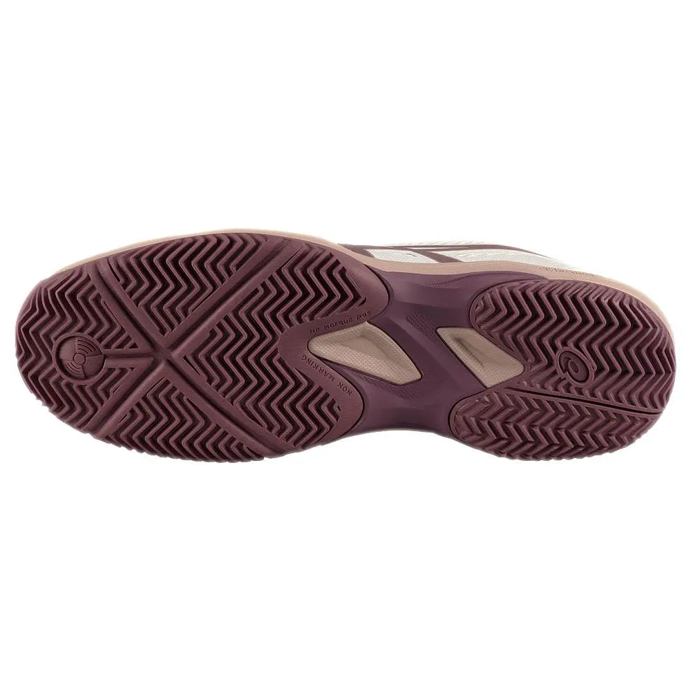 Asics Women's Game FF - Padel - White/Purple Oxide Wide Fit Option Anti Slip Outsole