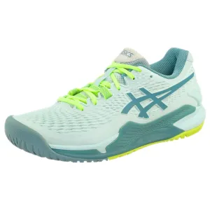 Asics Women's Gel-Resolution 9 - Soothing Sea/Gris Blue Functional Fit Strong Stitching