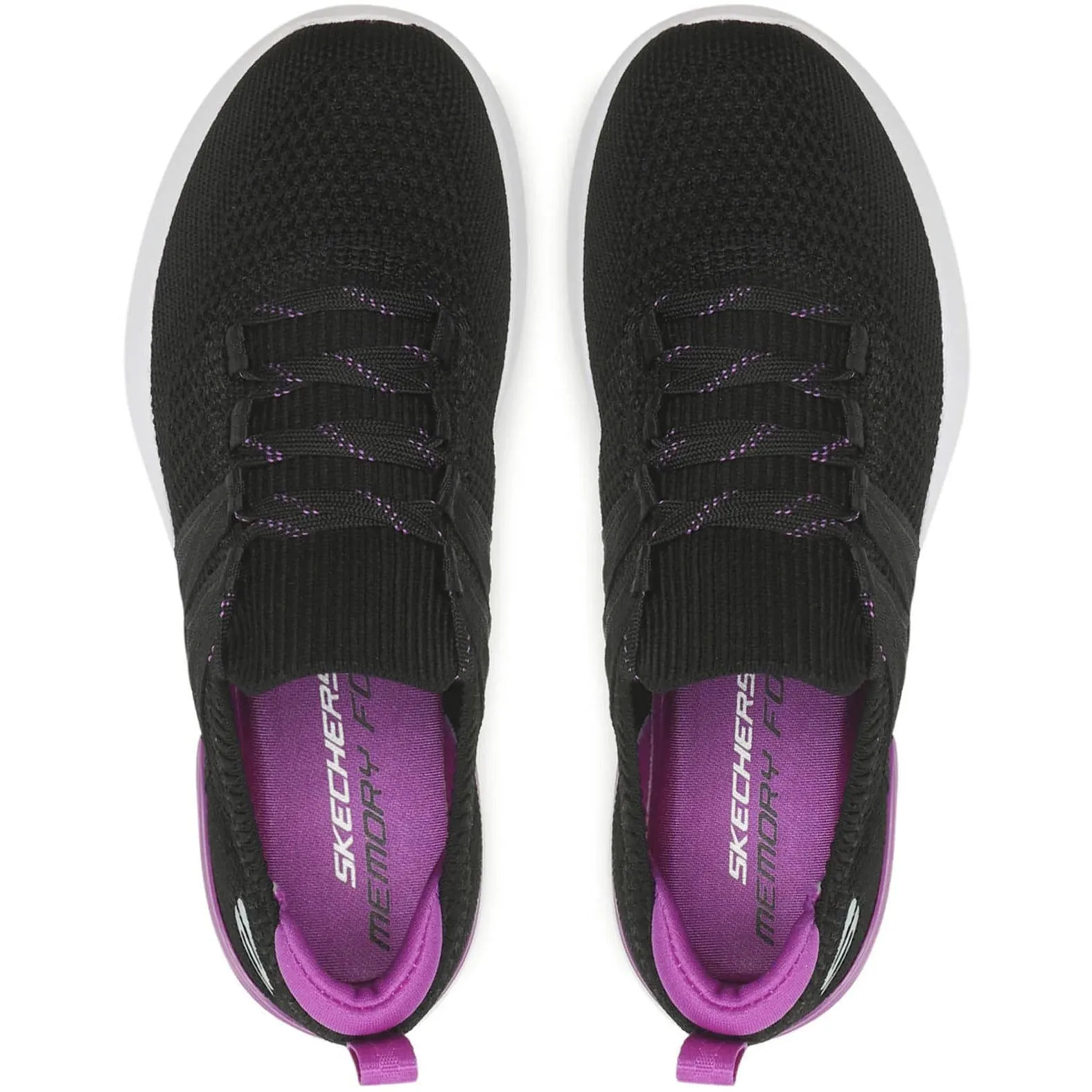 Street Ball Skechers Skech-Air Dynamight Bright Cheer Womens Training Shoes - Black