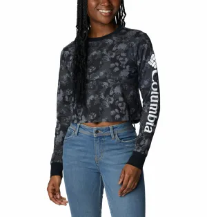 Columbia Women Black North Cascades LS Printed MinimalistDesign