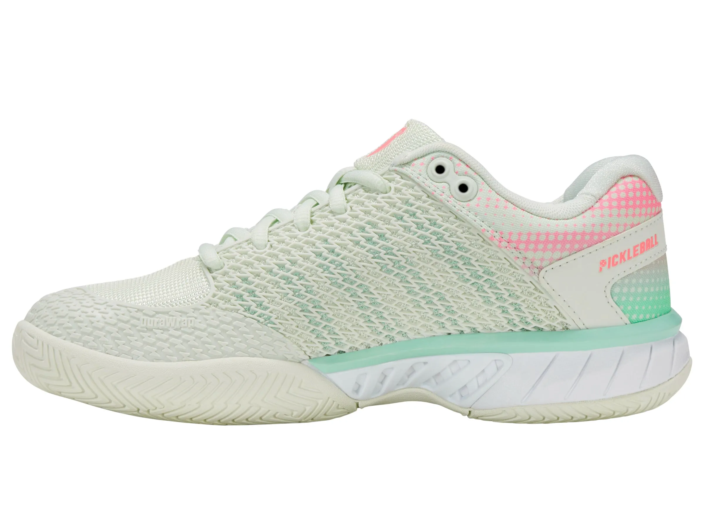 Anti Slip Sole Stable base 97292-440-W | EXPRESS LIGHT PICKLEBALL-WIDE | ICE/HONEYDEW/NEON PASTEL PINK