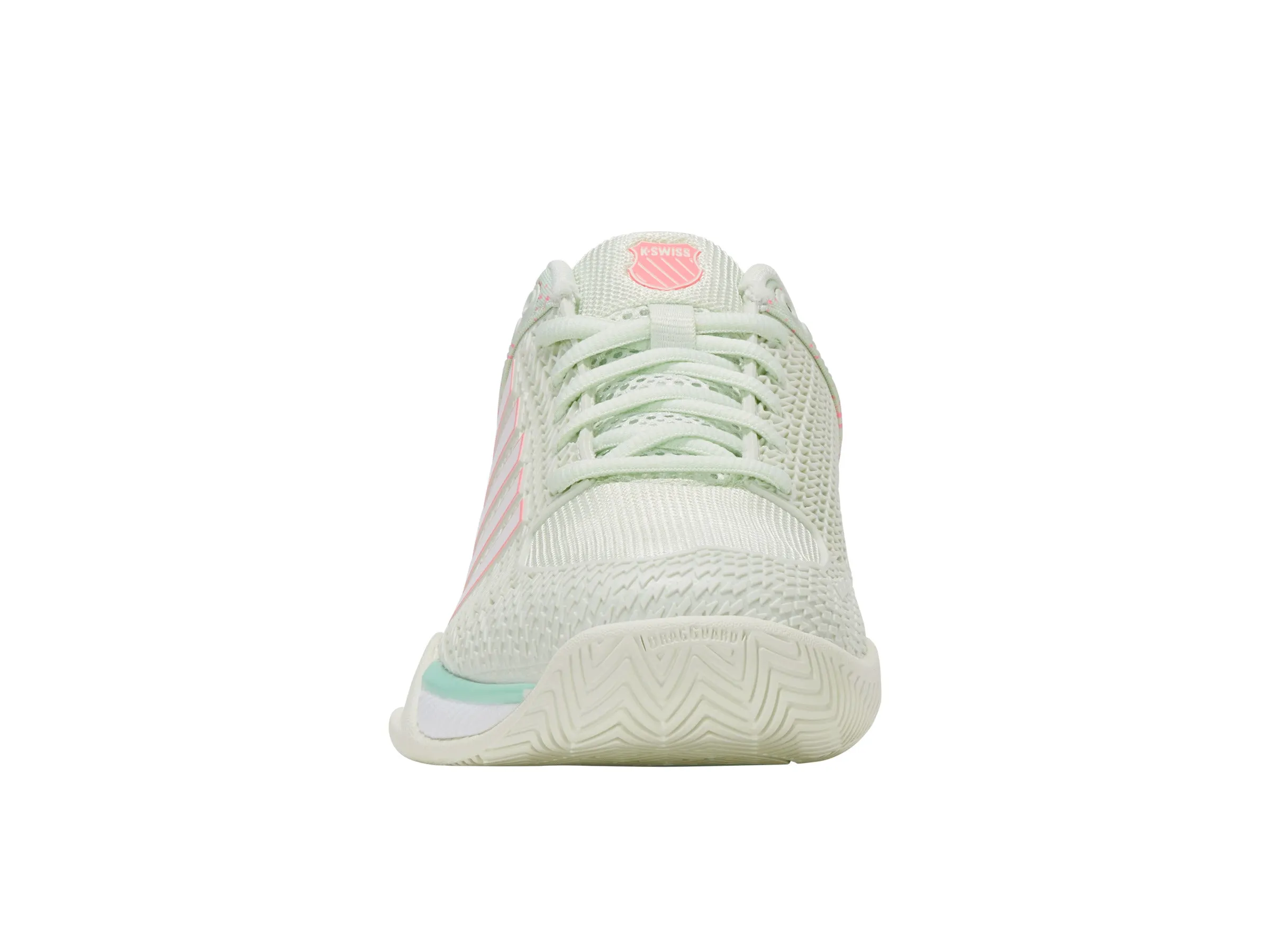 97292-440-W | EXPRESS LIGHT PICKLEBALL-WIDE | ICE/HONEYDEW/NEON PASTEL PINK Lace   Up Design