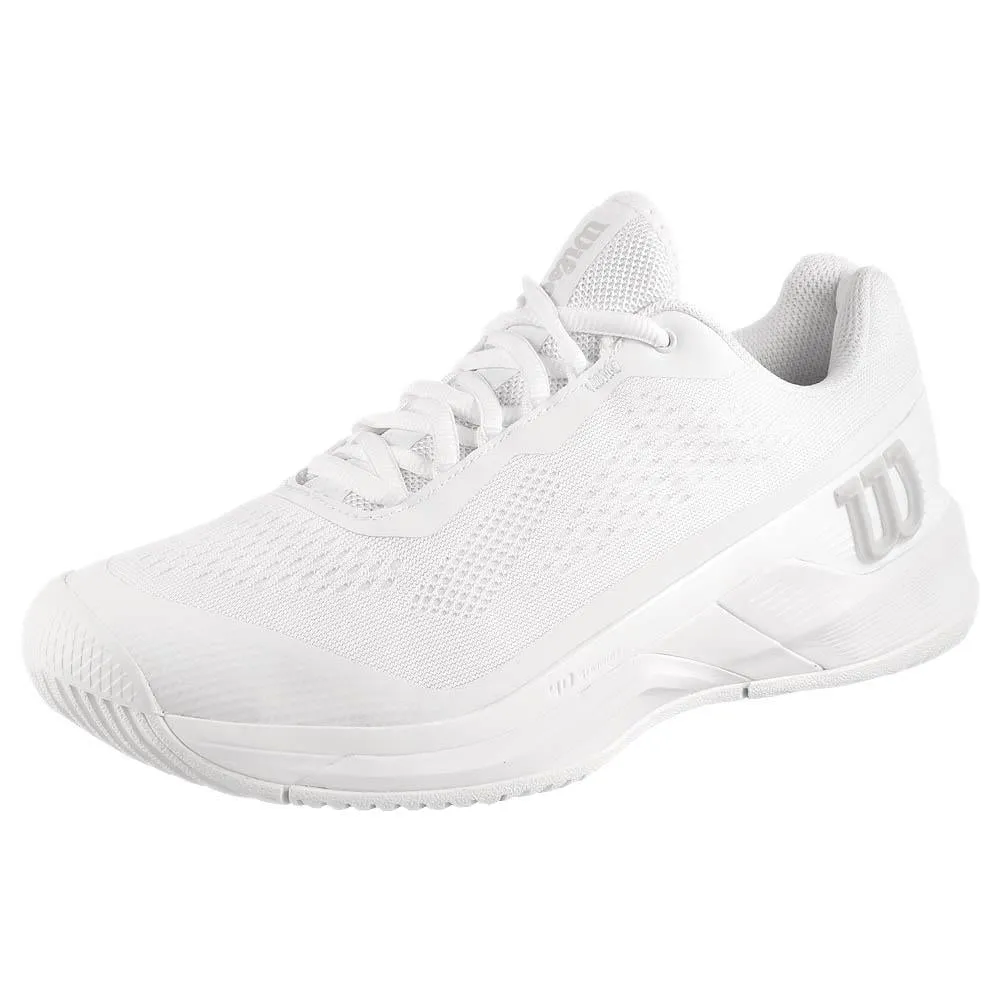 Wilson Women's Rush Pro 4.0 - White/White Athletic fitness enthusiasts