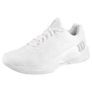 Wilson Women's Rush Pro 4.0 - White/White Athletic fitness enthusiasts